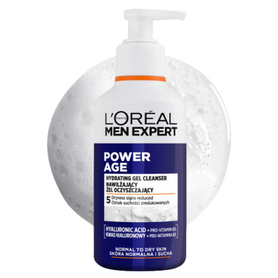 L'Oréal Men Expert Power Age Reinigungsgel Normale & Trockene Haut 260ml