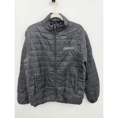 Landway Shelby Cobra Polyloft Puffer Jacket Mens Small Black Packable Insulated