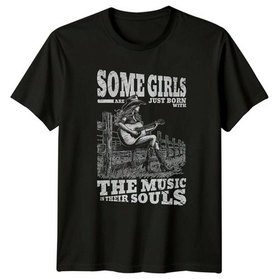 Some Girls Are Just Born Damen T-Shirt Country Musik Cowgirl Geburtstag