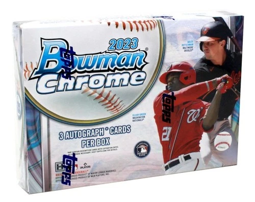 2023 BOWMAN CHROME BASEBALL HTA CHOICE BOX BLOWOUT CARDS