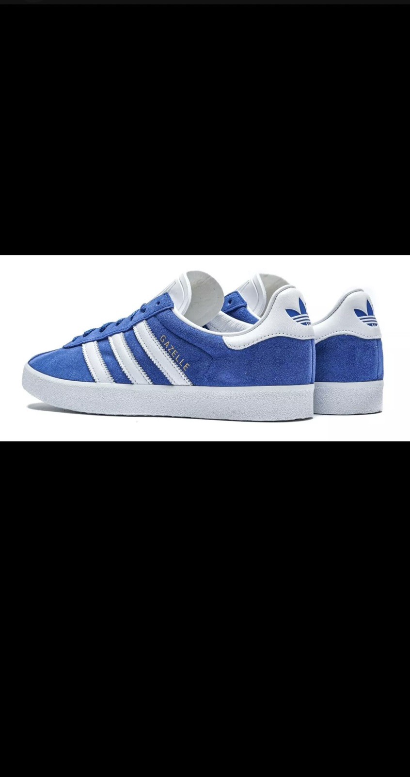 Adidas Gazelle 85 Originals Mens Shoes Trainers Size 7 - 12  Blue White  IG0456 image 3