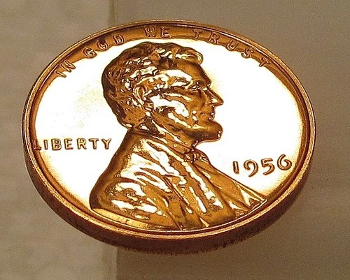 1956 Choice  Proof  Lincoln Wheat Cent Blazing Red Beauty #325 ~ 8
