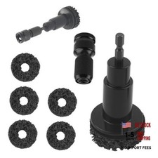 Car Wheel Hub Cleaning Tool Kit with 1/2" Drive,Wheel Stud Cleaner Kit with 5
