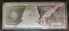 2023 Proof 4oz Silver Bar Fashioned After a $100 Franklin Note