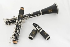 New Arrival MCL-200 Clarinet Bb Tune 17 Keys Bakelite Playing Instrument w/Case-