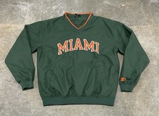 VTG Starter University of Miami Pullover Men  s Windbreaker Medium