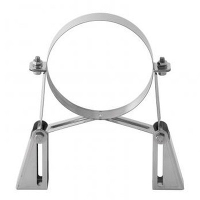 Opsinox Edelstahlschornstein 200mm Wandhalter starke Ausführung SSL 1020049A