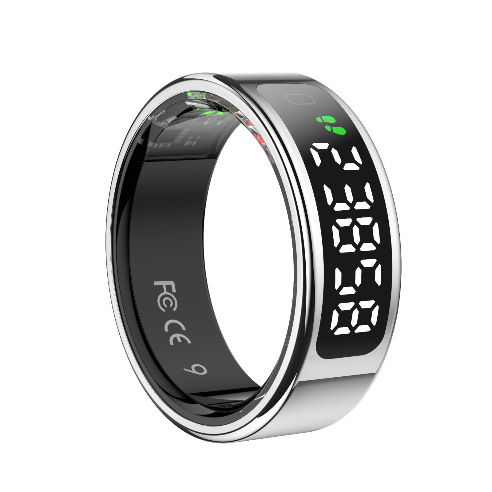 Smart Ring Fitness And Health Tracker Monitor Heart Rate, Steps, Calories, Sleep