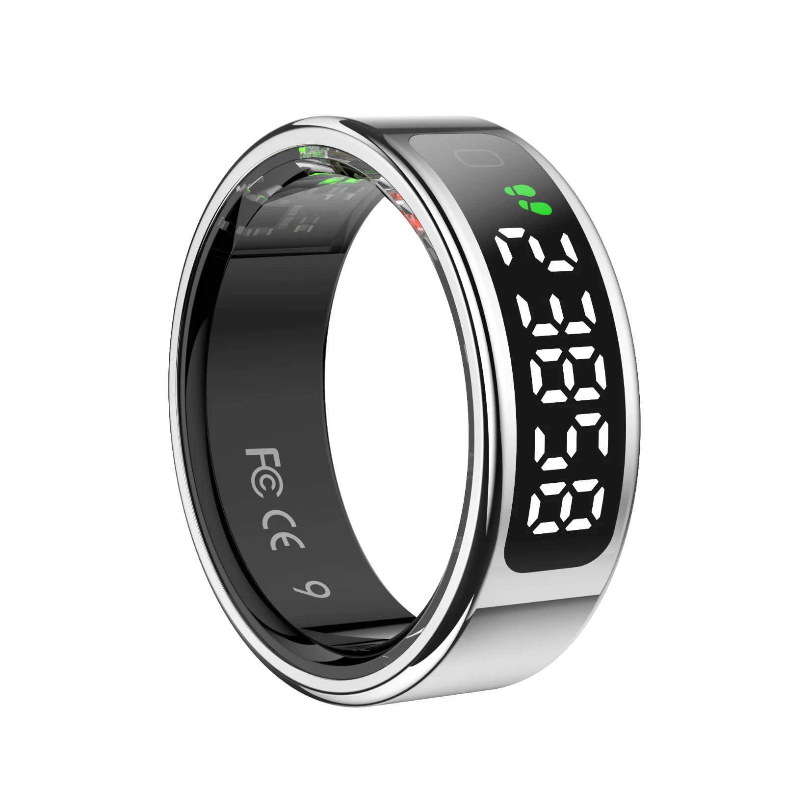 Smart Ring Fitness and Health Tracker Monitor Heart Rate, Steps, Calories, Sleep