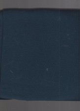 fabric 1 yard ribbing 60 100 cotton 36" wide midnight blue