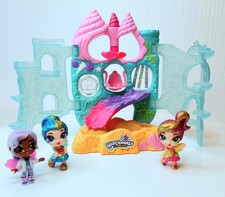 Hatchimals CORAL CASTLE  3 PIXIE DOLLS with WINGS Royal Snowball  Cosmic Candy