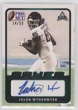 2021 Leaf Pro Set Power Emerald Spectrum Foil 14/50 Jalen Wydermyer Auto no9