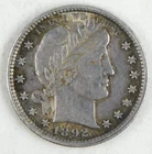1892 25c Barber Silver Quarter XF EF Details Cleaned Circulated Coin C4486