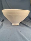 Vtg 10" Waffle Milk Glass Shade Table-Floor Lamp Torchiere Diffuser
