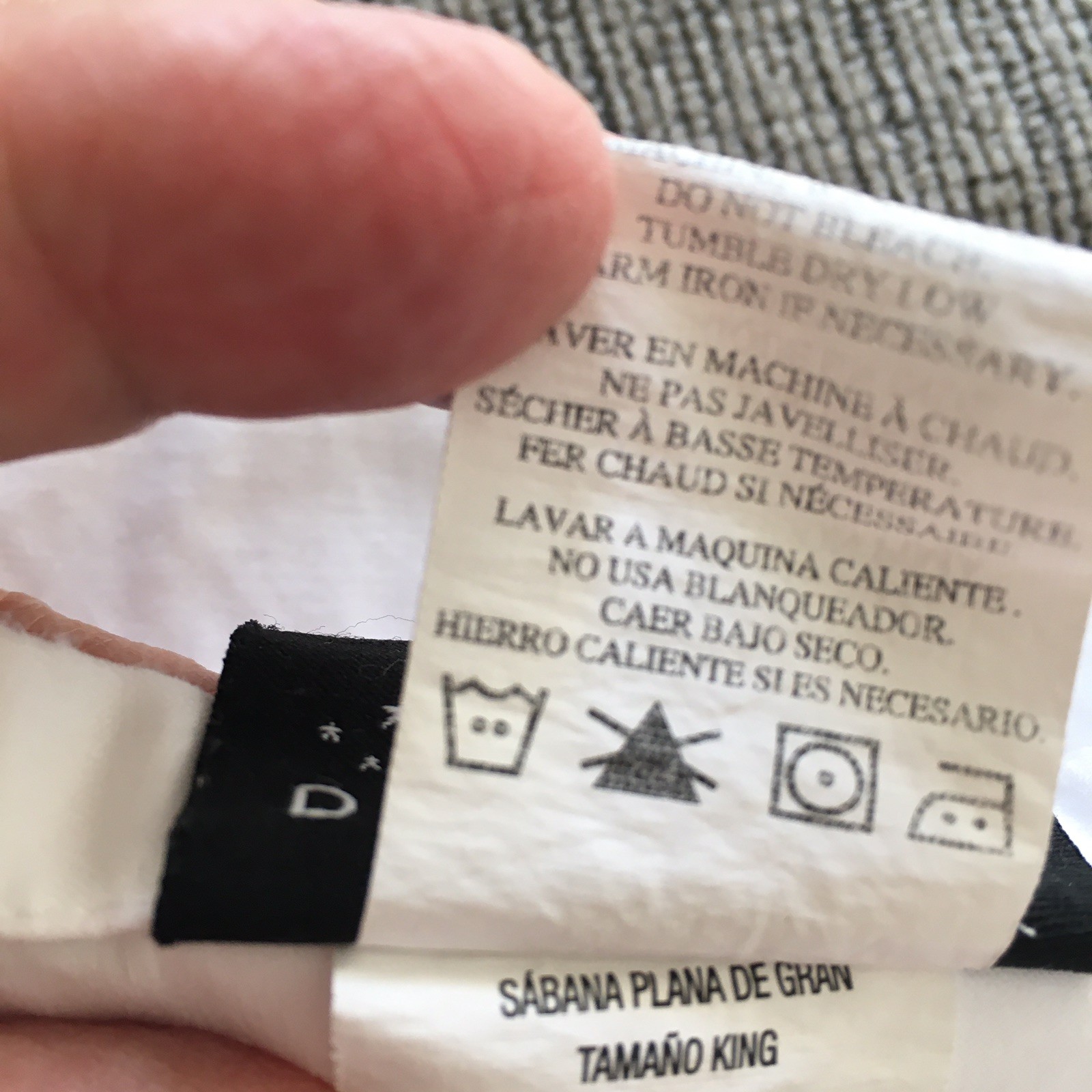 Wamsutta Dream Zone King Flat Sheet 100% Pima Cotton 1000 TC White