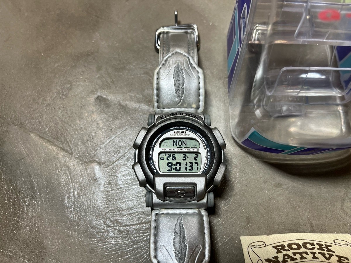 Vintage Casio G-Shock DW-003RB Rock Native Full Set Box Papers 