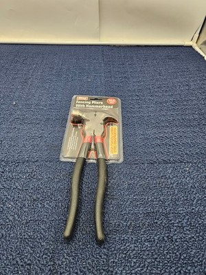 (QTY 2) KING 1293-0 10.5'' Fencing Pliers Drop Forged Carbon Steel / Hammer Head