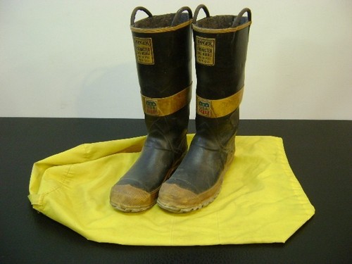 Firemaster Boots Ranger Rubber Co Steel Toe Insulated  Size 10 +   USA Made