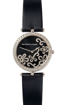 Van Cleef and Arpels Dentelle 36.5mm 3032104 18K White Gold Women's Watch