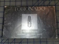 1978 Oldsmobile Toronado Owners Manual Original
