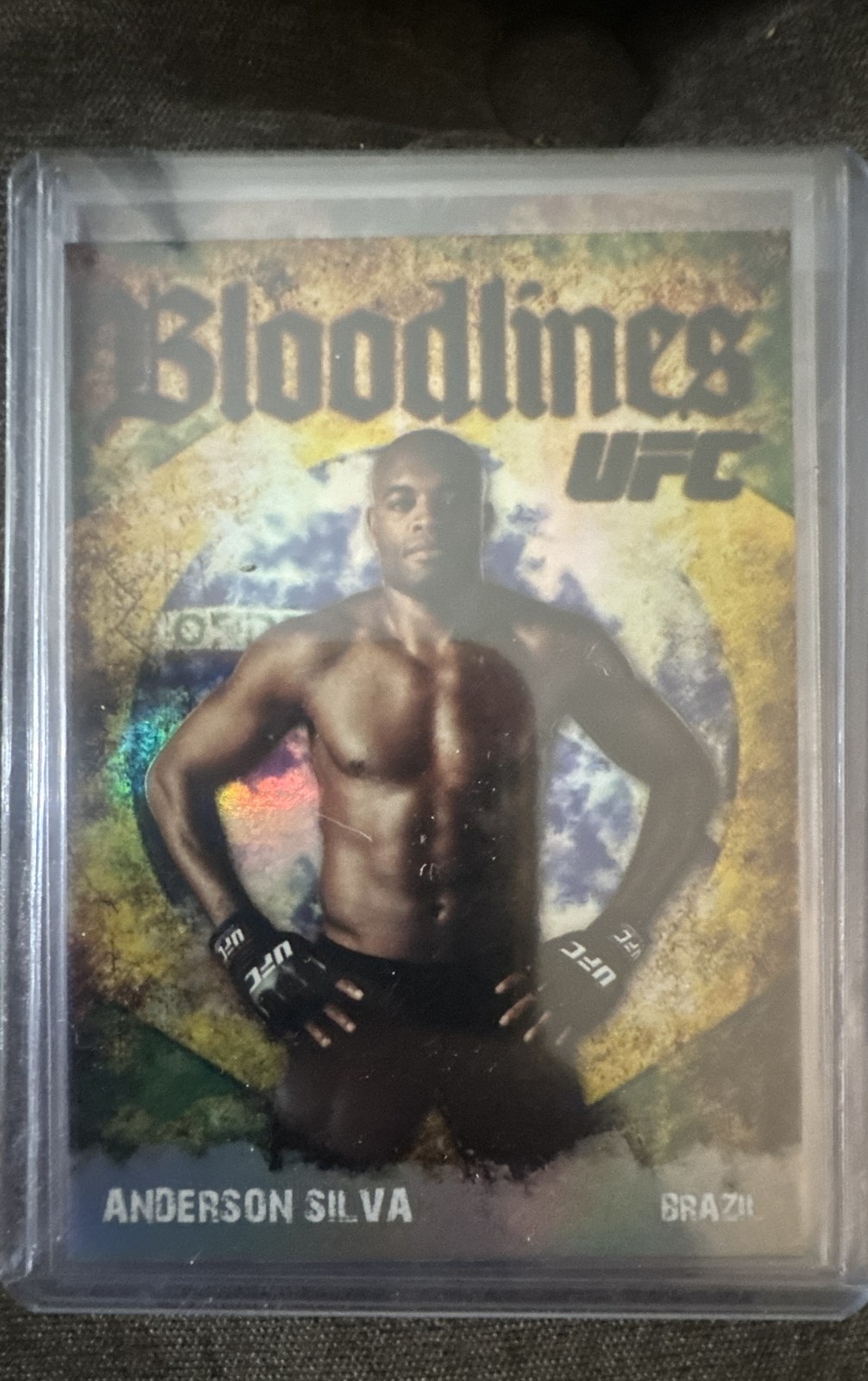 2009 Topps UFC Round 2  - Bloodlines Anderson Silva #BL-16 (RC)