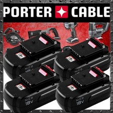 2PACK 4PACK 18V NiCD Battery for Porter Cable PC18B 18-Volt Cordless Tools 4.5Ah