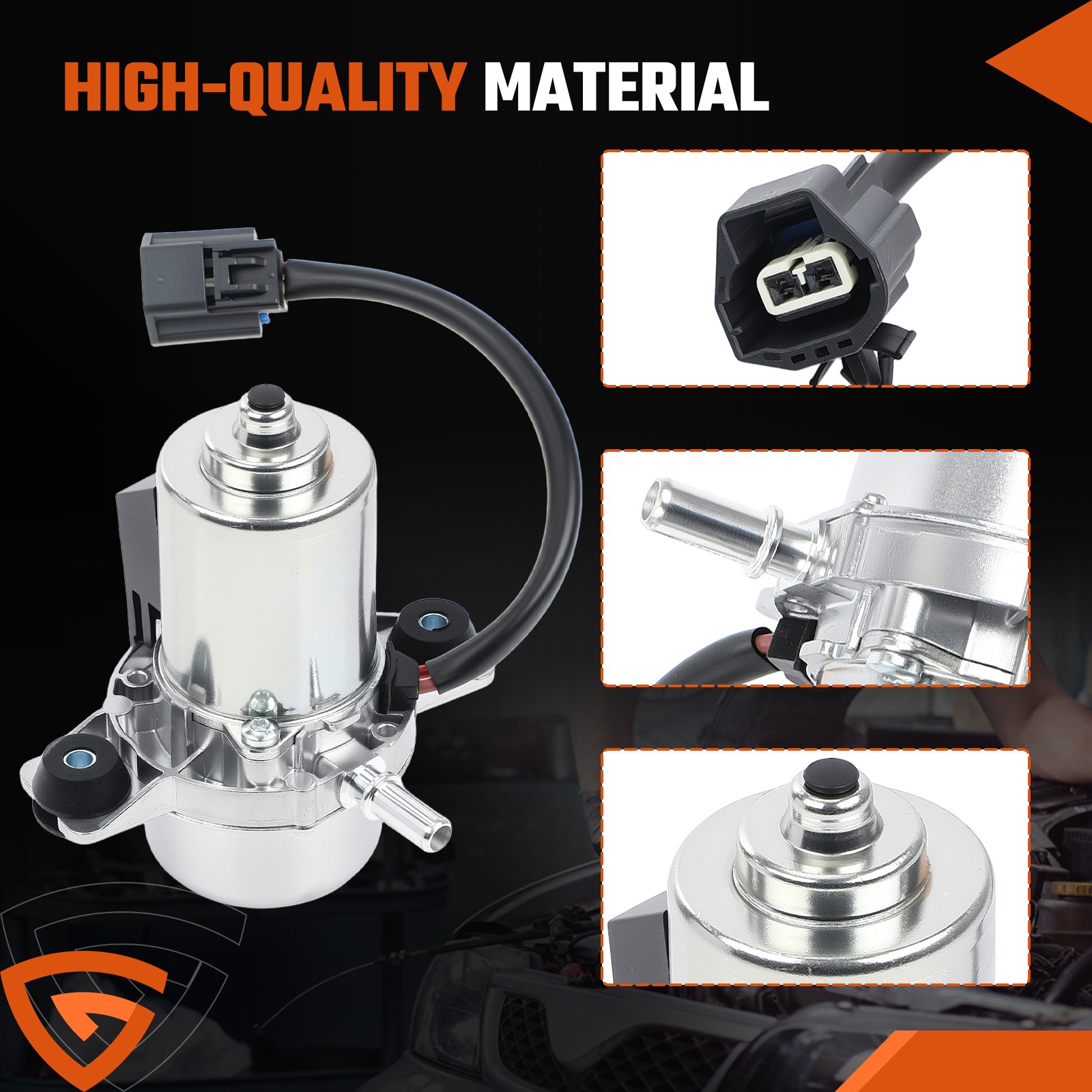 12V 29.5 UP28 Power Brake Booster Auxiliary Electric Vacuum Pump Assembly For GM