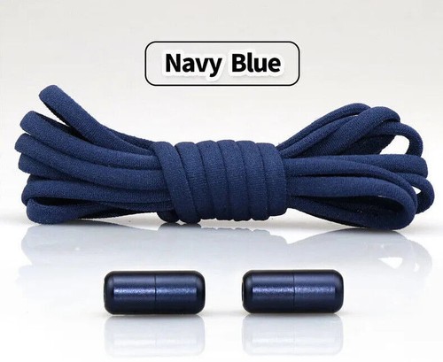 No Tie Elastic Shoe Laces Adult Kids Trainer Lace Lazy Easy No-tie Shoelaces UK - Picture 24 of 25