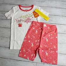 Gymboree Girl's Shortie Pajama Set Size 6 Magic Magician Rabbit