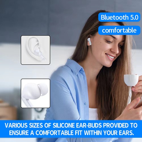 TWS Wireless Bluetooth Earphones Air In-Ear Pods Buds for iphone Samsung Android - Picture 4 of 16