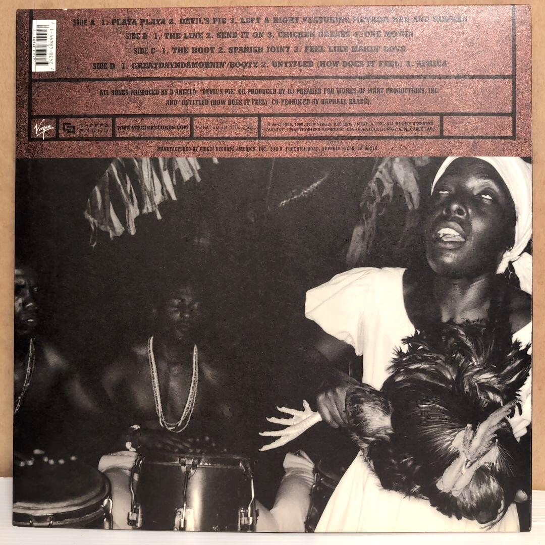 EX +] D'Angelo Voodoo Virgin Records 2000 Us Original 2LP from