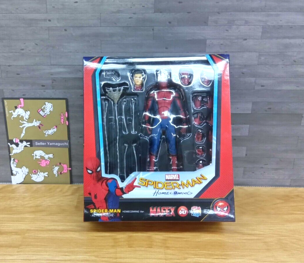 MAFEX No.047 SpiderMan Homecoming Version Action Figure FROM MAFEX No.047 SpiderMan Homecoming Version Action Figure FROM