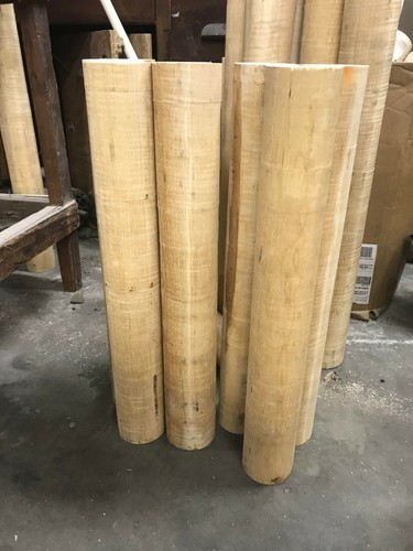 Cheville en érable dur bouclé 3"x36"/22"/18"/12" *QUALITÉ* bois tourné séché au four - Photo 5/8