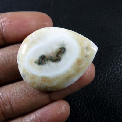 Natural Solar Quartz Cabochon Pear Shape Smooth Gemstone 35x28 mm SOL-248
