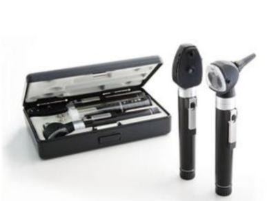 ADC Pocket Halogen Otoscope Opthalmoscope Set With 2.5V Halogen Light Germany