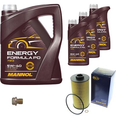SCT Germany Ölfilter 8 L MANNOL Energy Formula PD 5W-40 für BMW X5 E53 4.4i