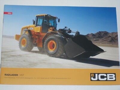 JCB Wheel Loader 457 Brochure from 11/2014 (862)