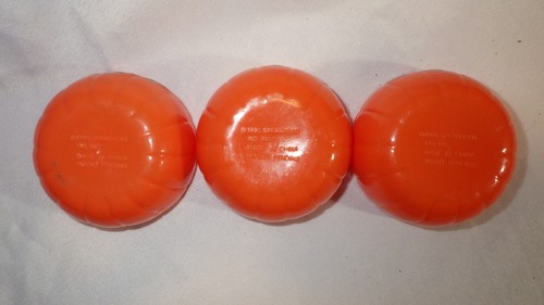 3 Vintage Halloween Plastic Pumpkin Jack O’Lantern Candy Containers Decoration - Picture 11 of 13