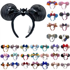 60 Styles Mickey Bow Minnie Mouse Ears Disney Parks Bow Purple Belle Headband