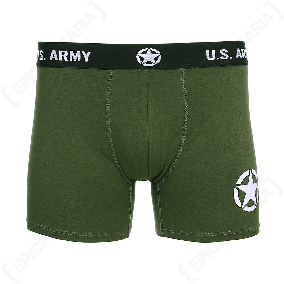 US Boxer Shorts - Army Military Cotton Mens Underwear