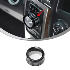 Gear Shift Switch Adjustment Knob Cover Trim Ring for Dodge Ram 2013-2017 Black