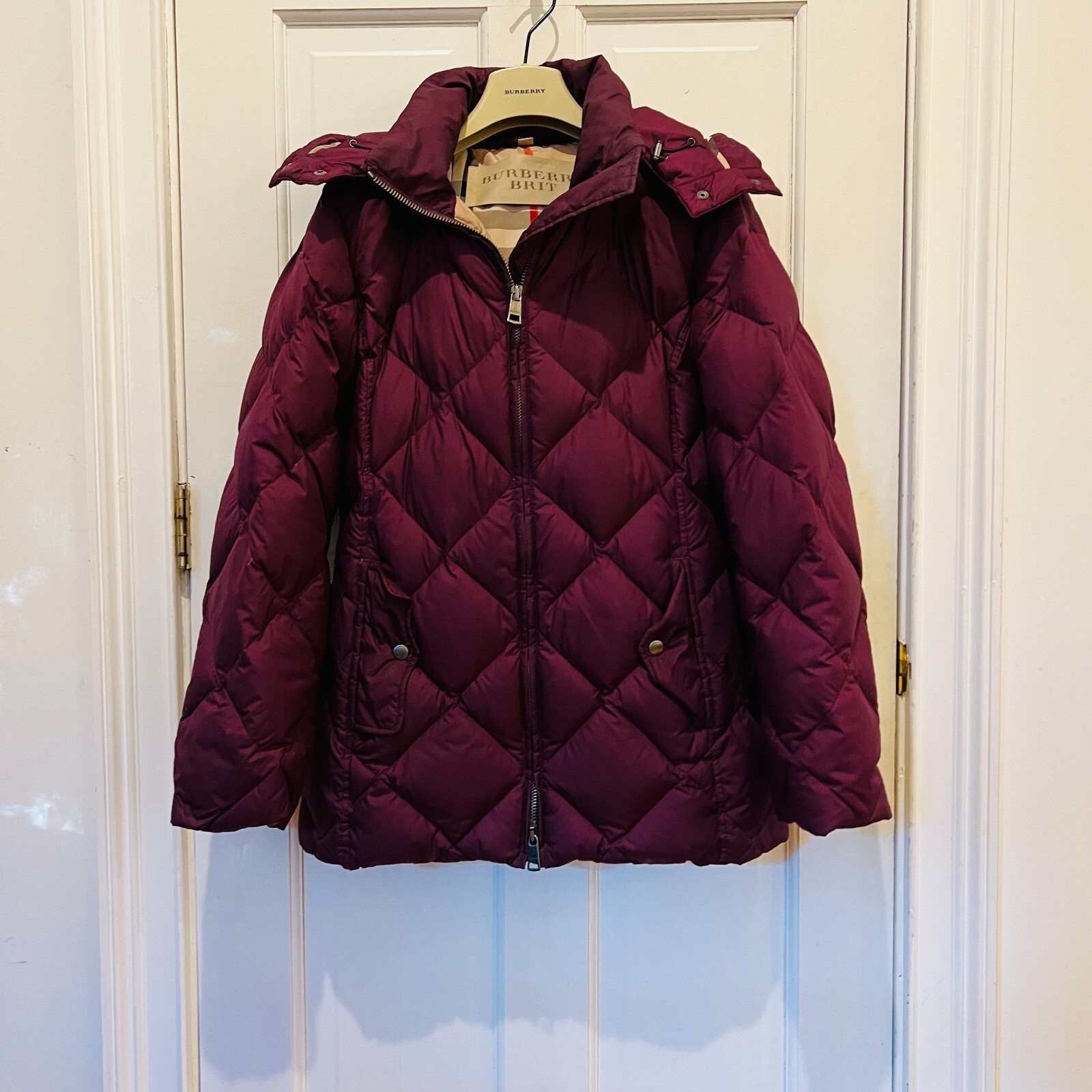 Burberry Down Jacket Size Small - image 17