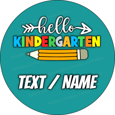 Kindergarten Empfang Kinderzimmer Tortenaufleger Party Deko essbar individuell personalisiert