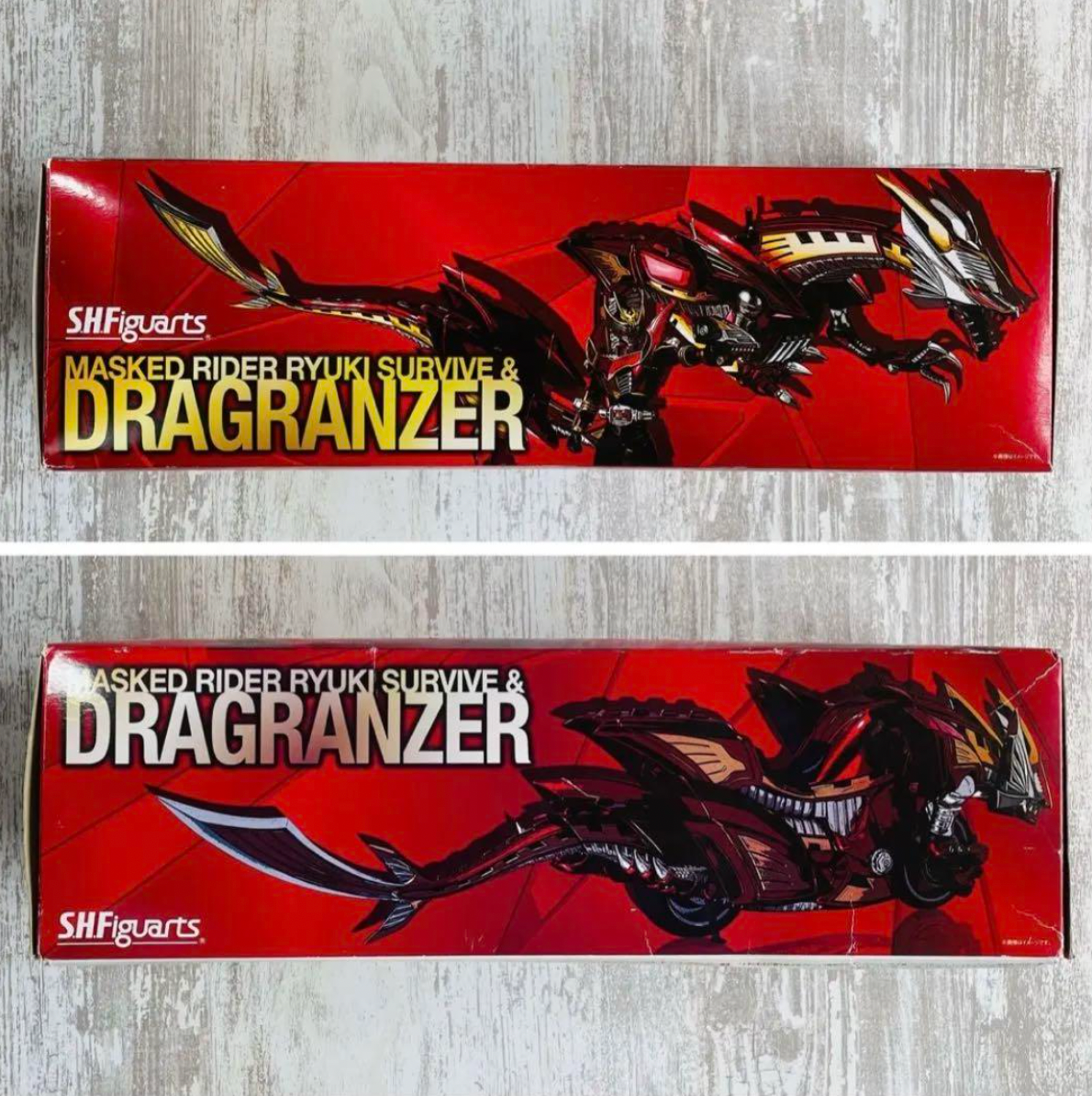 りゅーき Masked Kamen Rider Ryuki Survive & DRAGRANZER S.H.Figuarts