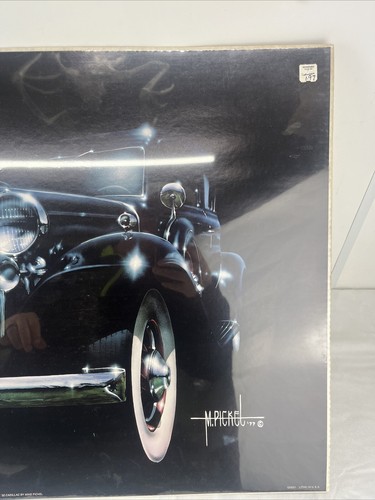 🔥NEW! Vintage 1932 Cadillac Airbrush Poster by Mike Pickel 1980 28”x20” 🔥 - Picture 5 of 9