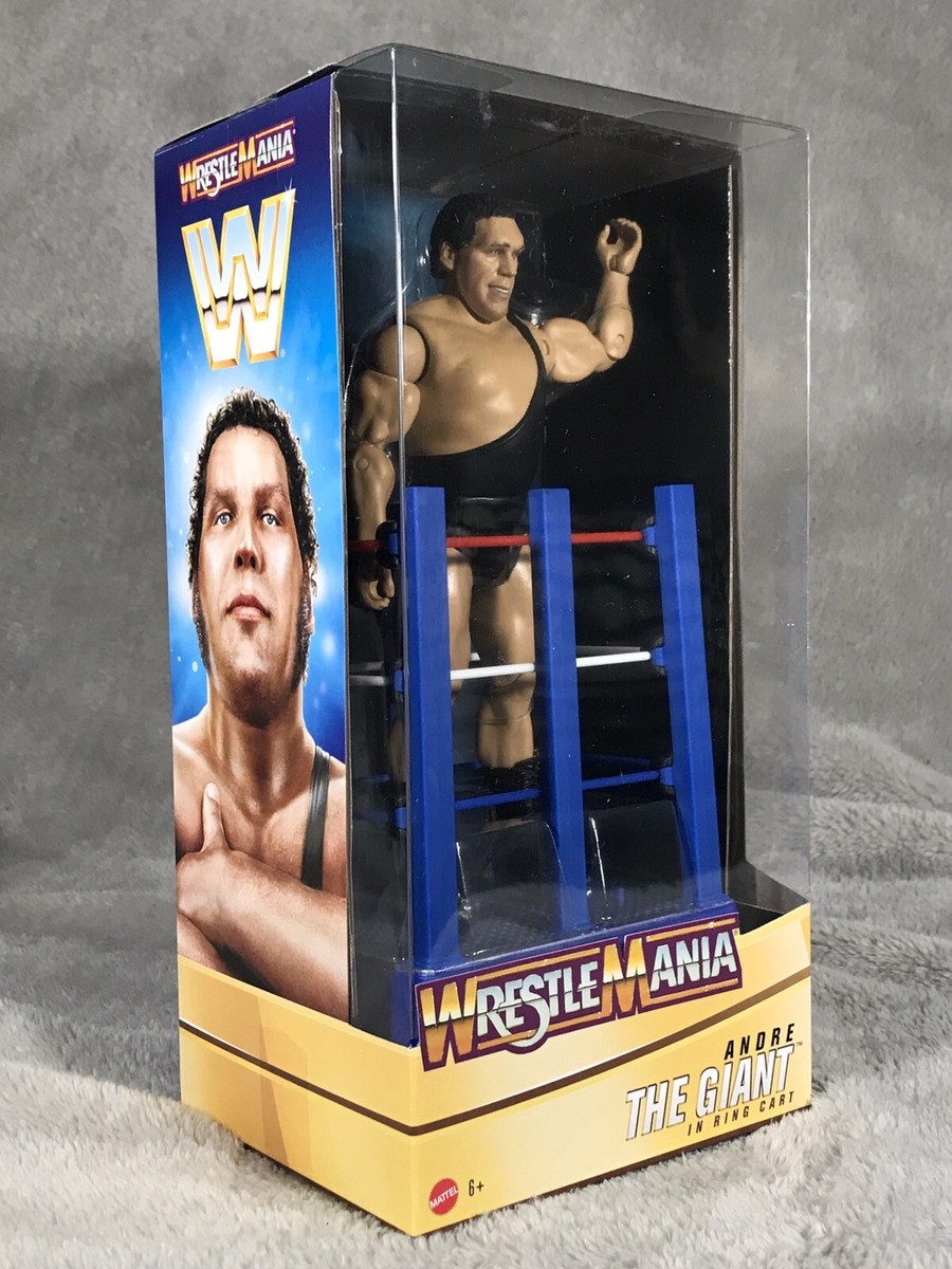 WWE Elite Wrestlemania Andre The Giant In Ring Cart Action