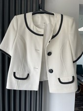 Ewm Size 14 Short Sleeve White Jacket