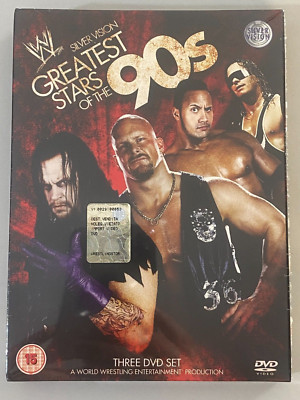 DVD WWE GREATEST STARS OF THE 90s Digipack Silver Vision 3-DVD