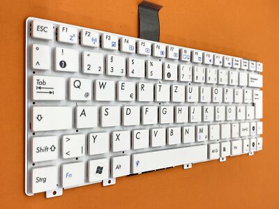 DEUTSCHE - Weiß ohne Rahm Tastatur für Asus Eee PC 1025C-3A 1025C-3B