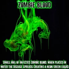 Zombie Blood Water/UV Reactive Red/Glowing Neon Green Halloween Decoration Prop